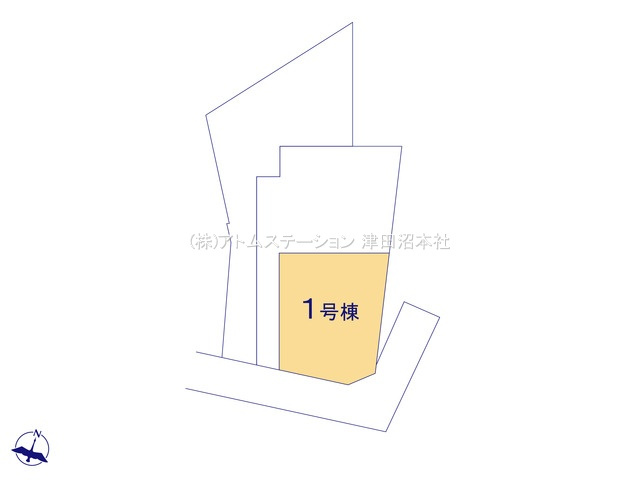 【区画図】 | アトムセレクト船橋市旭町2期　1号棟