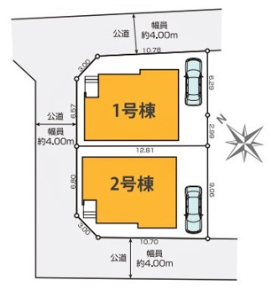 【区画図】 | 西東京市西原町3期　全2棟　1号棟 | 西原町3期　全2棟　1号棟