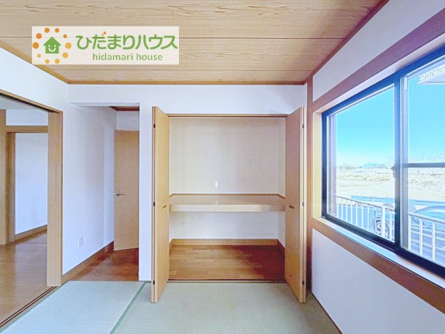 【収納】 | 取手市新取手５丁目　中古戸建 | 和室にも大容量のクローゼット完備！
お布団やお子様のおもちゃなどがスッキリ収納できますね(^^♪