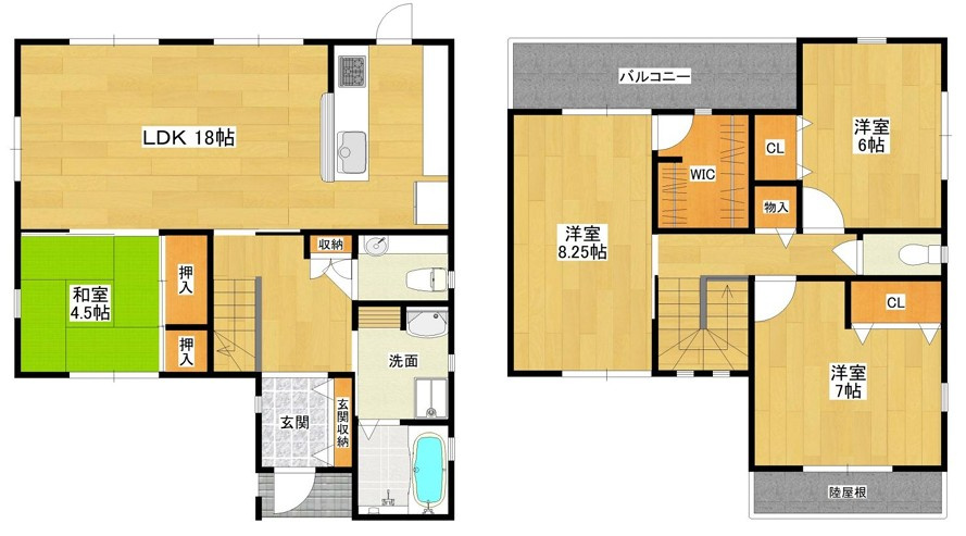 西招提町　中古一戸建ての間取り|間取り図はいかがですか？ご希望を叶える間取りですか？リビングの広さは？水回りの位置は？カウンターキッチン？など色々な情報が集約されています。弊社ではリフォームなどのご相談も承っております。