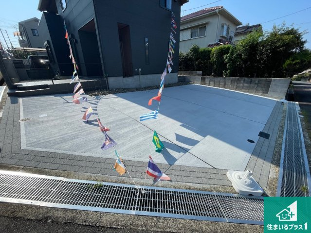 神戸市西区秋葉台　新築一戸建ての駐車場|駐車スペース！散水栓があるので、こまめに愛車を洗えます！