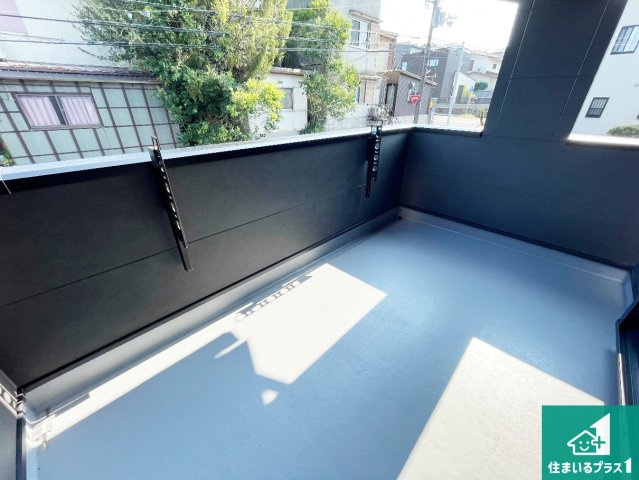 神戸市西区秋葉台　新築一戸建てのバルコニー|日当たりのよいバルコニー！お部屋が開放的に！