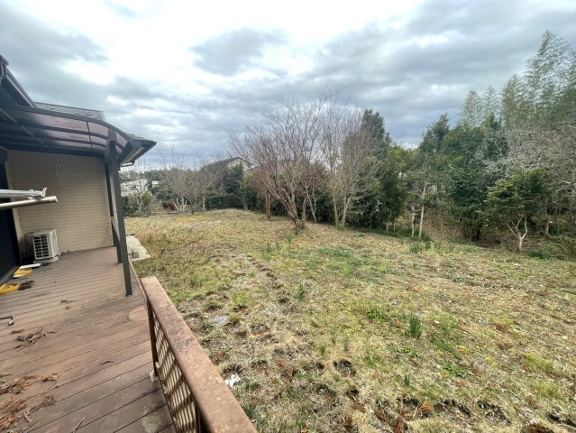 いすみ市岬町押日平屋の庭