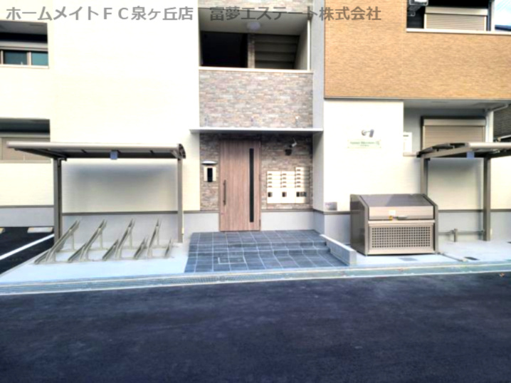 フジパレス松ノ浜のエントランス