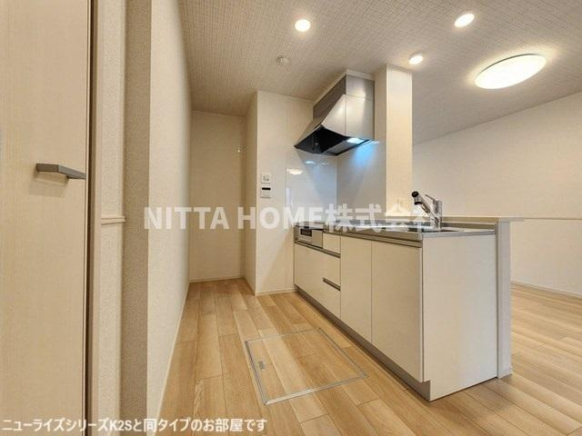 綾部市大島町穴見のアパートのキッチン|【イメージ写真図】ＩＨヒーターが付いています★