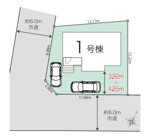 所沢下富第2期　全1棟　新築戸建　リナージュの区画図