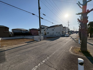 【前面道路含む現地写真】 | 川越市諏訪町　建築条件なし売地　「上福岡駅」徒歩17分　敷地40坪　【高階南小学区】