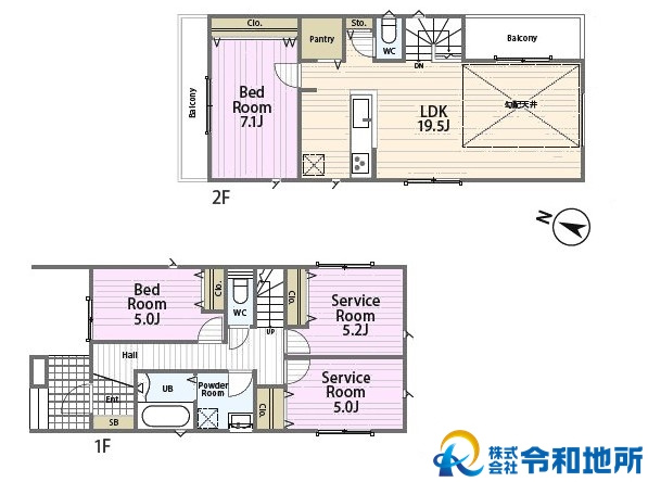 新築戸建　茅ヶ崎市浜之郷2期の間取り