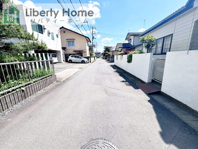 第3土浦市並木　新築戸建の前面道路含む現地写真