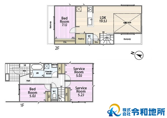 新築戸建　茅ヶ崎市浜之郷の間取り
