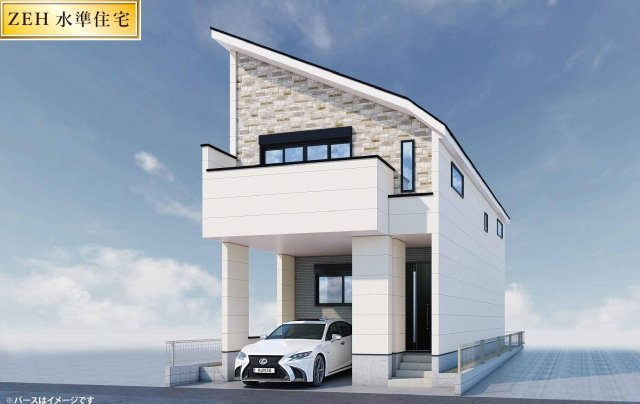 西東京市田無町6丁目　新築一戸建　西武新宿線　田無の外観パース