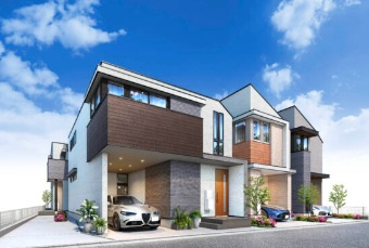 【外観パース】 | 阿佐谷北１丁目　新築分譲住宅（全４棟）
