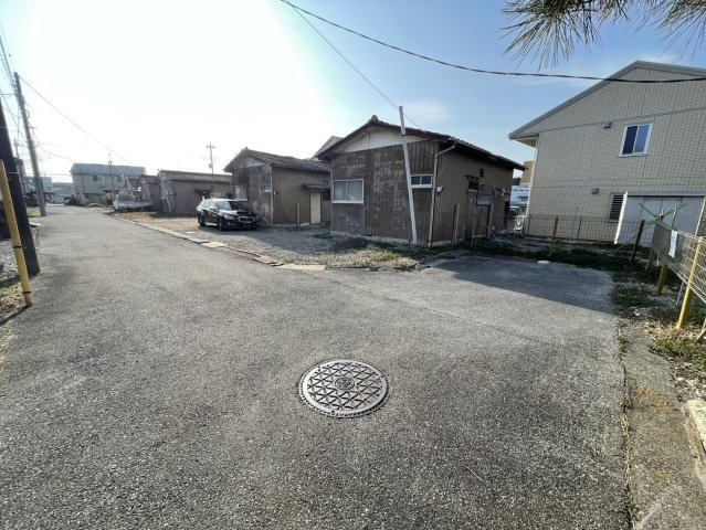宇都宮市西川田町　土地の前面道路含む現地写真|南側接道