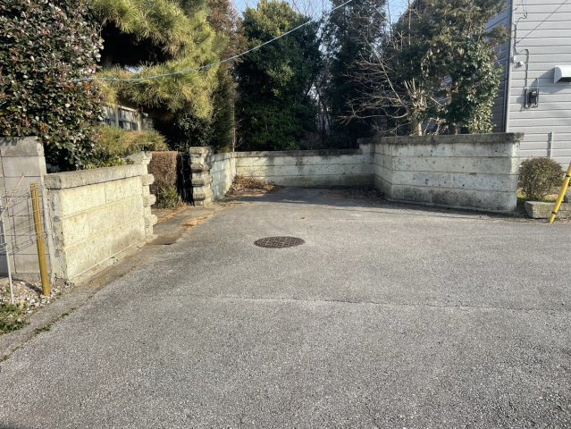 宇都宮市西川田町　土地の前面道路含む現地写真|南側接道