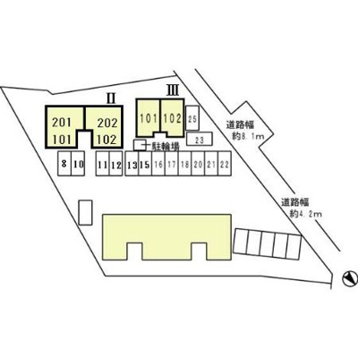 【区画図】 | ディアコートIII