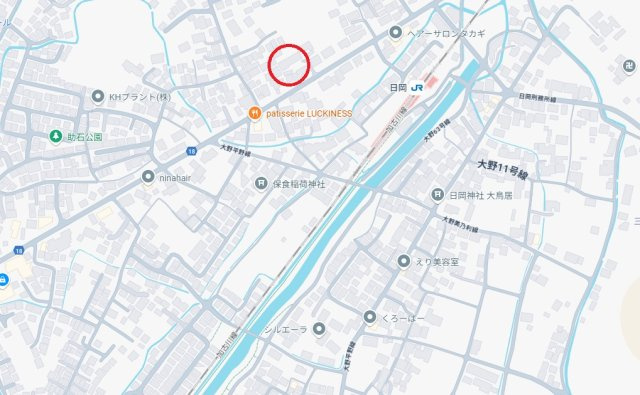 加古川市加古川町大野　　JR「日岡駅」徒歩6分の地図