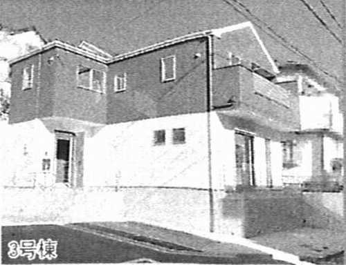 藤沢市善行坂1期　新築戸建全3棟　3号棟の外観パース