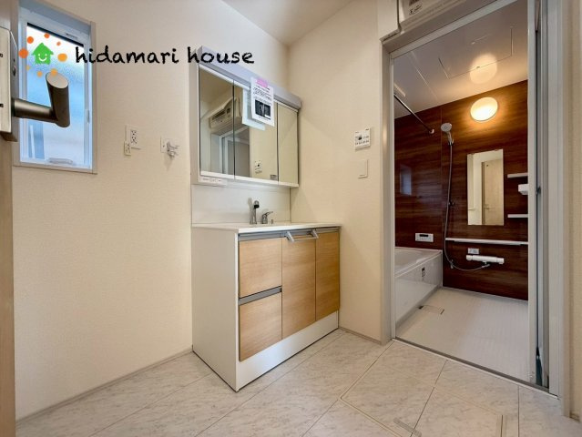 桶川市坂田11期　新築戸建　ブルーミング01の脱衣所