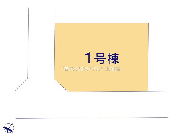桶川市坂田11期　新築戸建　ブルーミング01の区画図