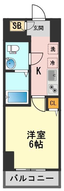 マイナビSTAYモダンテラス青砥の間取り