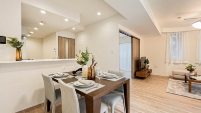 【居間・リビング】 | ラヴィドール杉並上井草 | こちらの居間で趣味の時間をお楽しみください