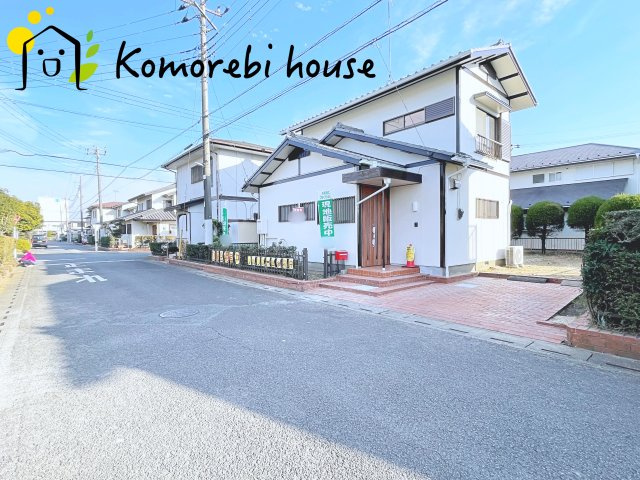 比企郡川島町八幡　中古一戸建ての前面道路含む現地写真|26.2.6撮影済み