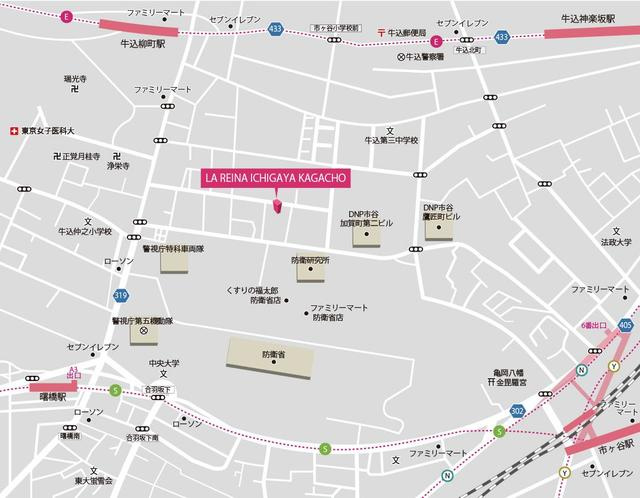 ＬＡ　ＲＥＩＮＡ　ＩＣＨＩＧＡＹＡ　ＫＡＧＡＣＨＯの地図