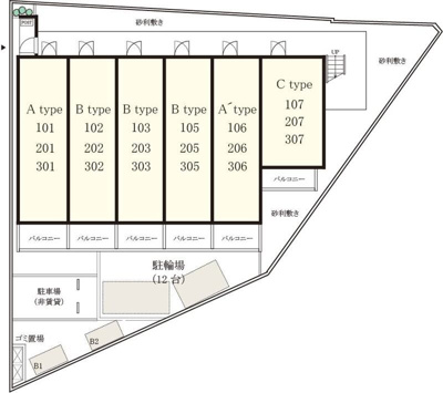 【区画図】 | リブリけやき南台(リブリケヤキミナミダイ)