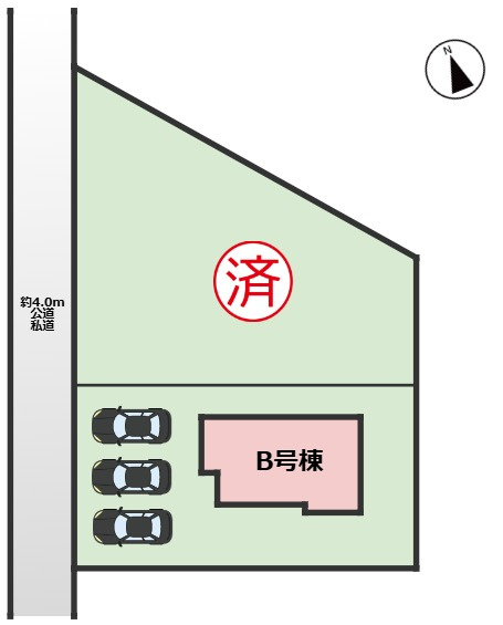 守山区大森北4期｜名古屋市の戸建ならホームアップの区画図