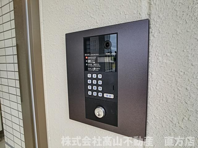 直方市大字感田の賃貸マンションのセキュリティ