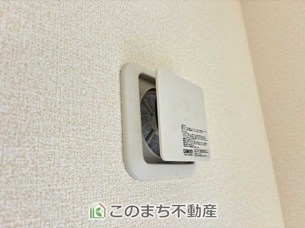 LiveleGarden.S下野烏ケ森の設備|24時間換気システムでお部屋の空気は常に入れ替えできるようになっています！

