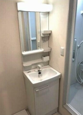 BRITISH PLUMの洗面所