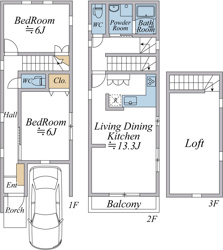 【間取り】 | ご自宅から現地まで、当社スタッフがお車にて、「お迎え・お送り」をしております。ぜひお気軽にお問い合わせくださいませ♪
