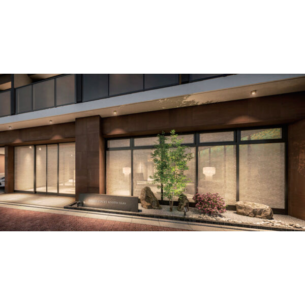 エステムコート京都二条のエントランス