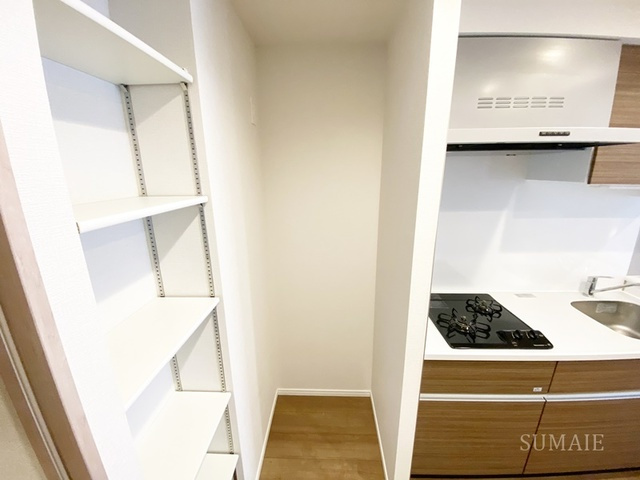 アーデル浮間舟渡のキッチン|冷蔵庫置き場です♪