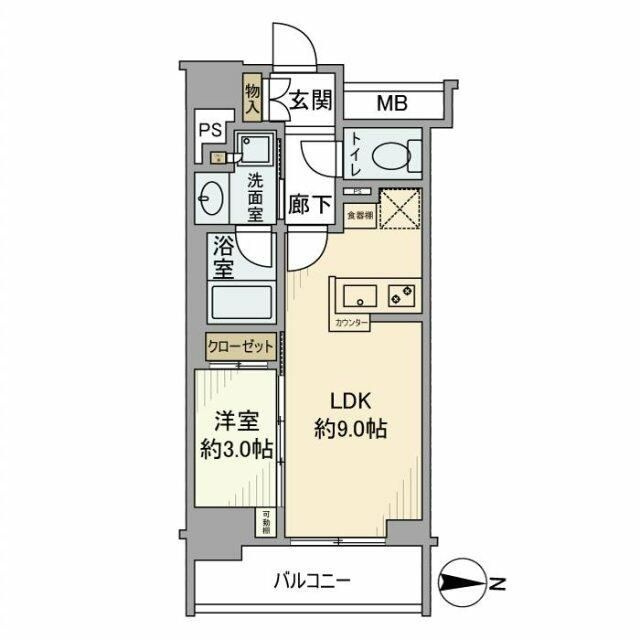 グローリオ　コンフォート東京菊川の間取り