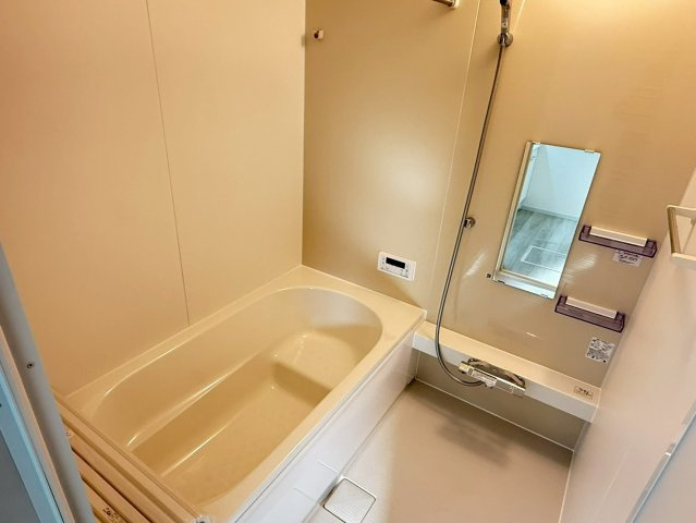 川越市むさし野1期　新築一戸建て　1号棟の浴室|きれいなお風呂です