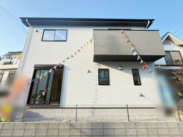 川越市むさし野1期　新築一戸建て　1号棟の外観|きれいな外観です