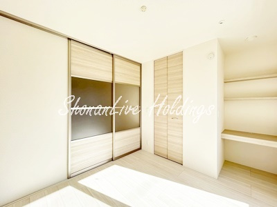 茅ヶ崎市東海岸北２丁目のアパートの寝室