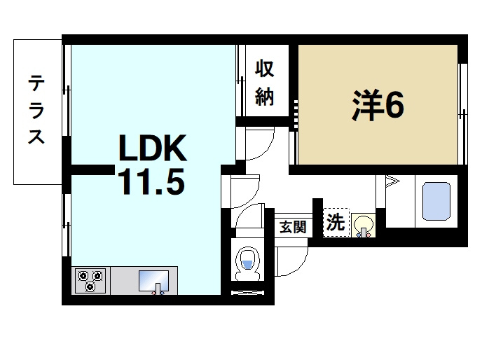ラポールの間取り