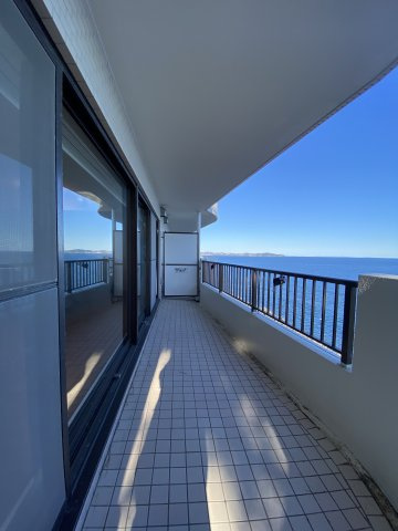 ライオンズマンション熱海マリンビューのバルコニー