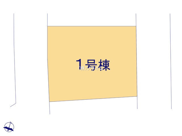 狭山市柏原13期全1棟　新築戸建の区画図