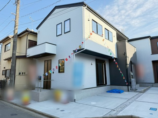 川越市むさし野2期　新築一戸建て　1号棟の外観|外観もきれいです