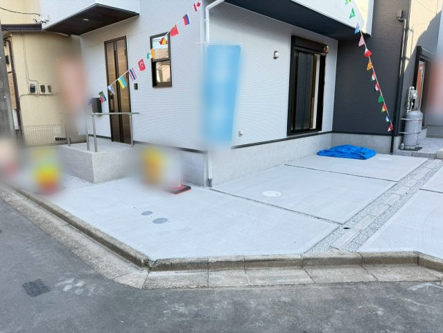 川越市むさし野2期　新築一戸建て　1号棟の駐車場|カースペースがあります