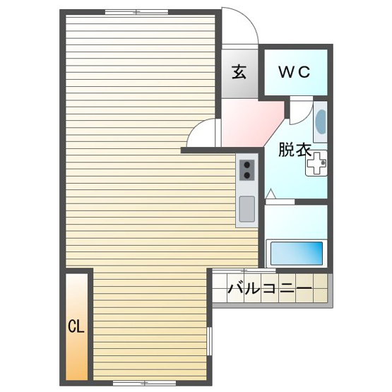 【間取り】 | 桂尾山サンハイツ