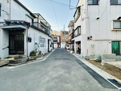 【前面道路含む現地写真】 | 江戸川区下篠崎町新築分譲住宅 | 全面道路