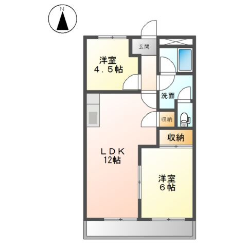 エクセレンスリブの間取り