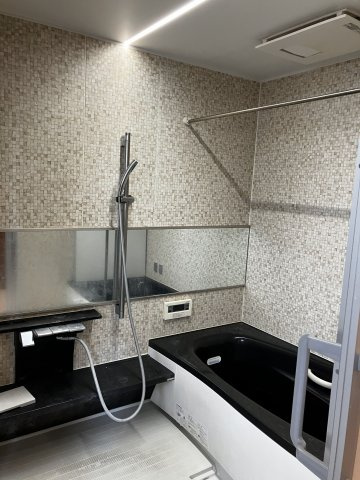 国分戸建（モデル）の浴室|1.25坪サイズの浴室。酸素美泡湯付き。