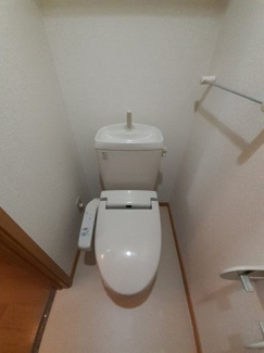 【トイレ】 | サンソーレ　Ａ | 清潔感のあるトイレです
