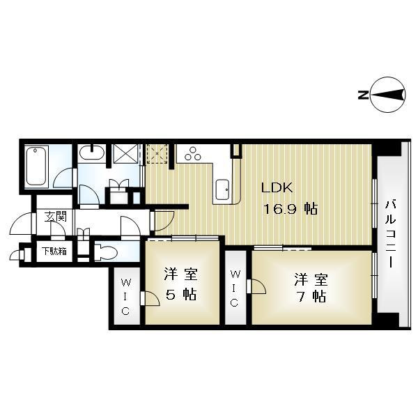 ジ・アーバネックス京都四条烏丸テラスの間取り